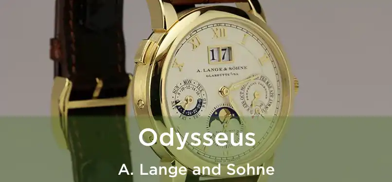  Odysseus A. Lange and Sohne